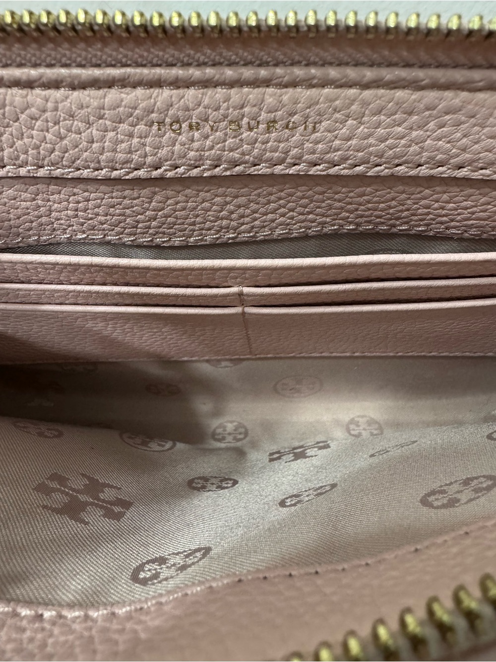 Tory Burch Pink Pebbled Leather Chain Strap Crossbody - Picture 4 of 7